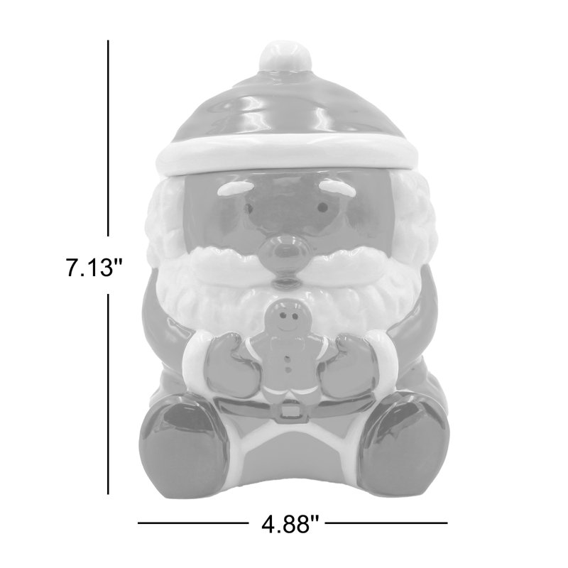 Figurine de boîte de bonbons afro-américains Santa