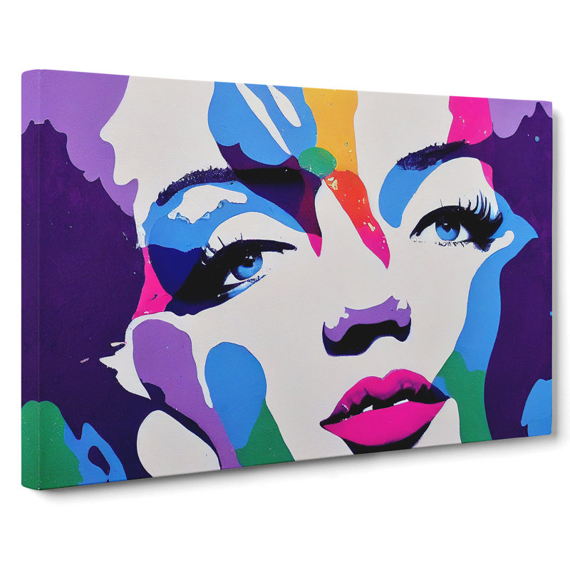 Pop Woman Vol.1 - Wrapped Canvas Print, 35cm H x 50cm W x 3cm D