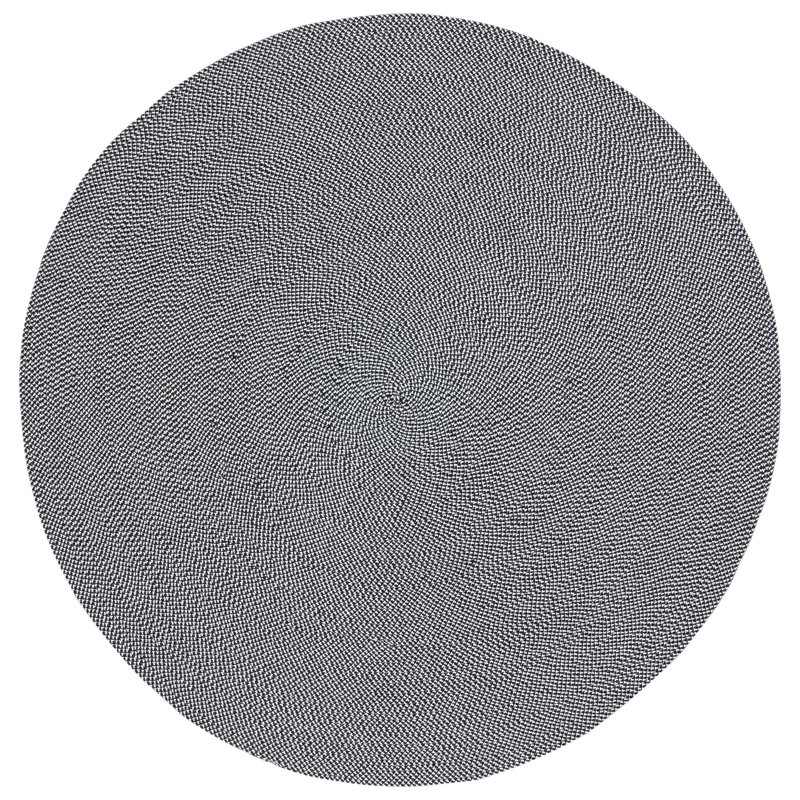 Tapis performance tressé à la main, Rond 6 pi