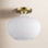 Collina 12 " 1 - Light Semi Flush Mount
