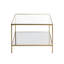 Trumbo Glass Top End Table