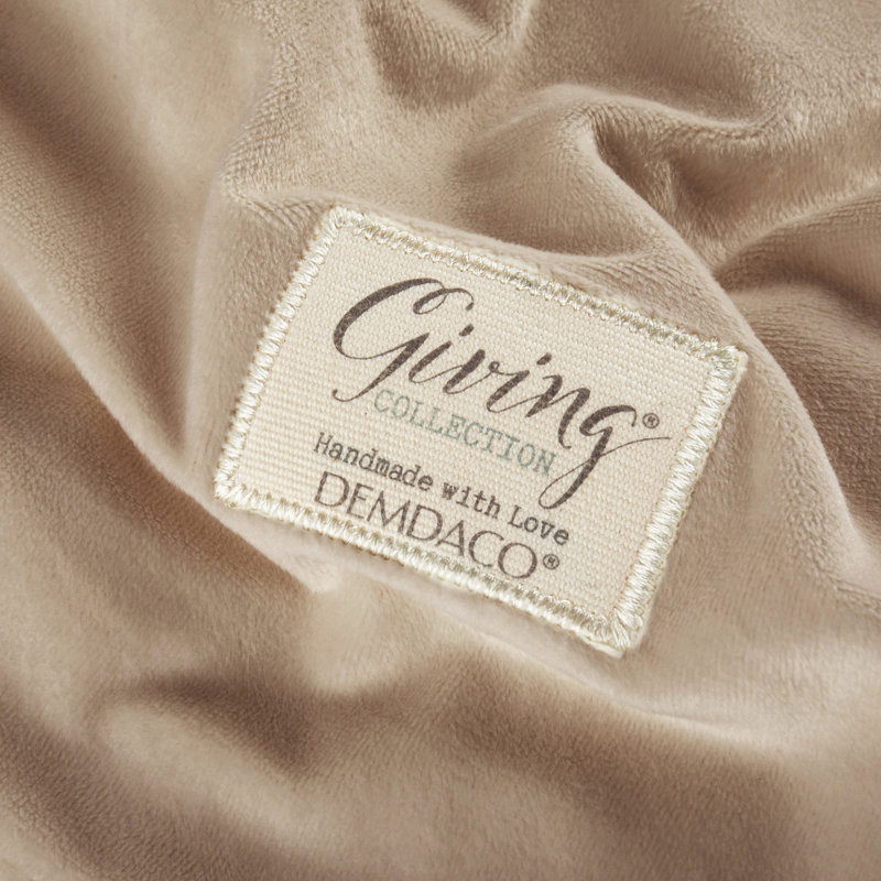 Giving Accessories Weighted Throw Blanket, Tan