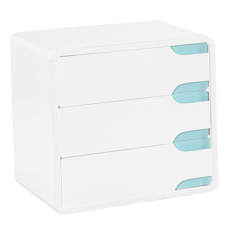 Girard Solid Wood 50cm W 3 - Drawer Chest of Drawers