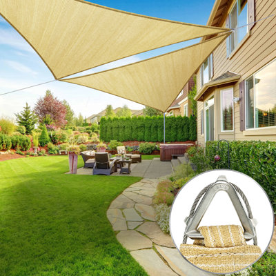 Colourtree Triangle Pro Ring Sun Shade Sail