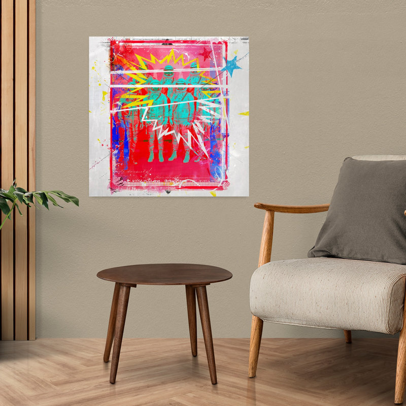 Austronatus abstrait, paysage urbain contemporain, H 24 po x l 24 po