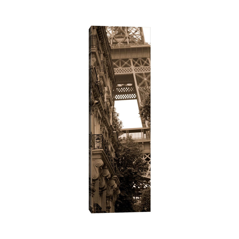 La Tour Eiffel II by Boyce Watt - Wrapped Canvas Panoramic Art Prints, 30.48 cm H x 91.44 cm W x 1.91 cm D