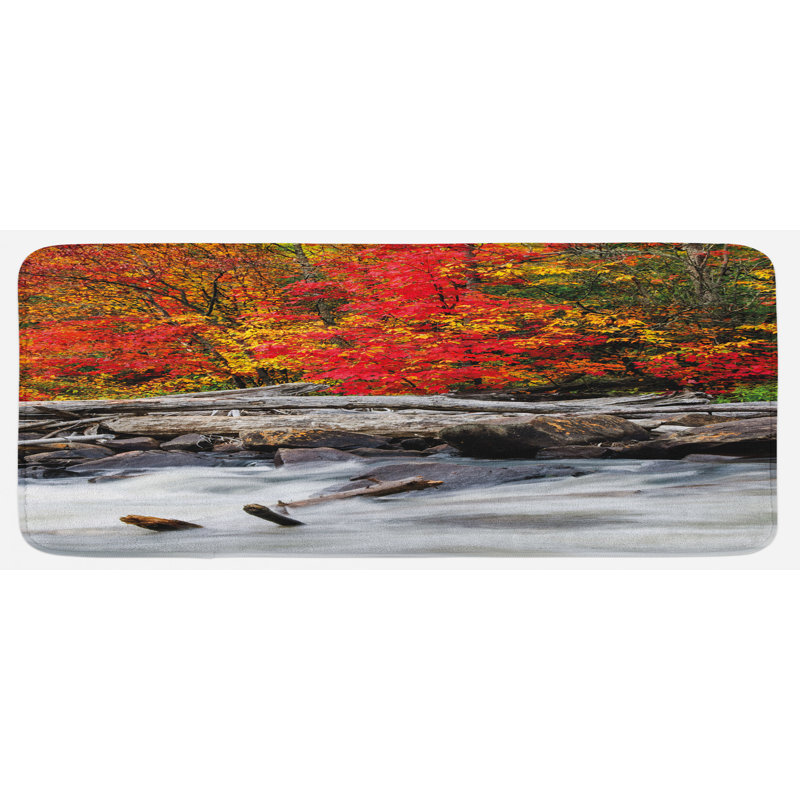 Rustic Polyester Kitchen Mat