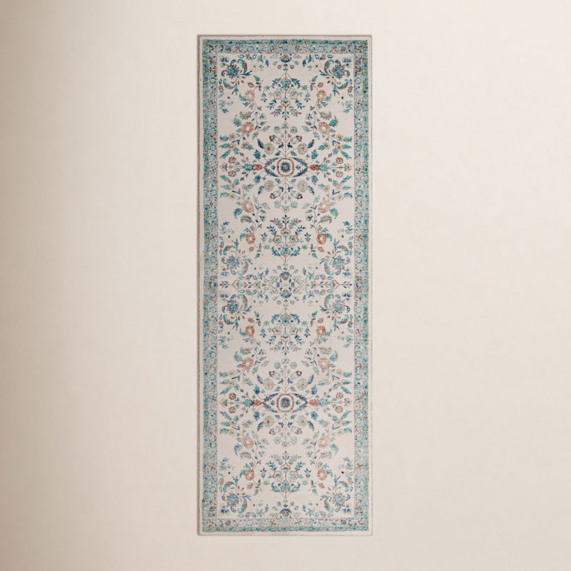 Tapis crème Berger, Tapis de couloir 2 pi 6 po x 7 pi 6 po