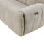Canapé modulaire inclinable électrique avec rangement Noemi Biscuit-497881651