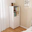 Bureau pour la maison, bureau pliable extensible avec tablettes de rangement et roues mobiles pour appartements et bureaux