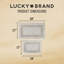 Ensemble de tapis pour salle de bain réversible Lucky Brand-130796650