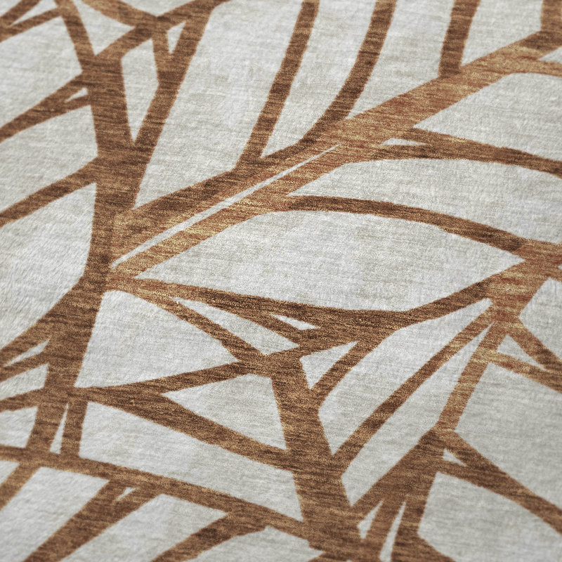 Jeté floral Addison Sherpa ASB741, Paprika