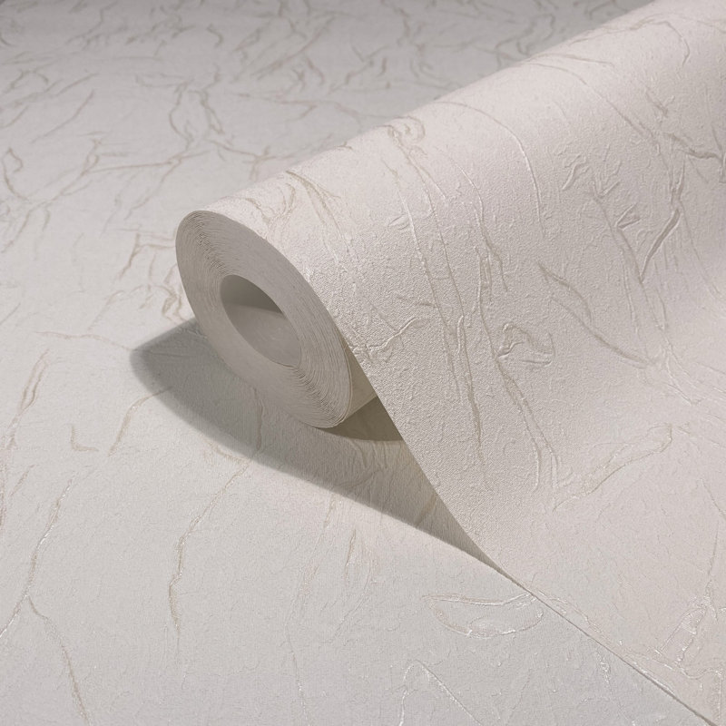 Ninti Industrial Effects White Structure Effect Wallpaper Roll 10.05cm x 53cm