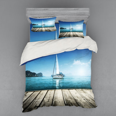 Nautical Coastal Duvet Cover