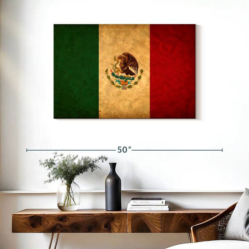 Drapeau mexicain Borges, H 24 po x l 36 po
