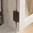 Freestanding Cabinet with Glass Door and Shelves,Cabinet with Drawer-1570787513