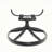 All-Weather Cast Aluminum Dining Set with Swivel Chairs and Umbrella Hole for Outdoor Enjoyment-180062277-176511445