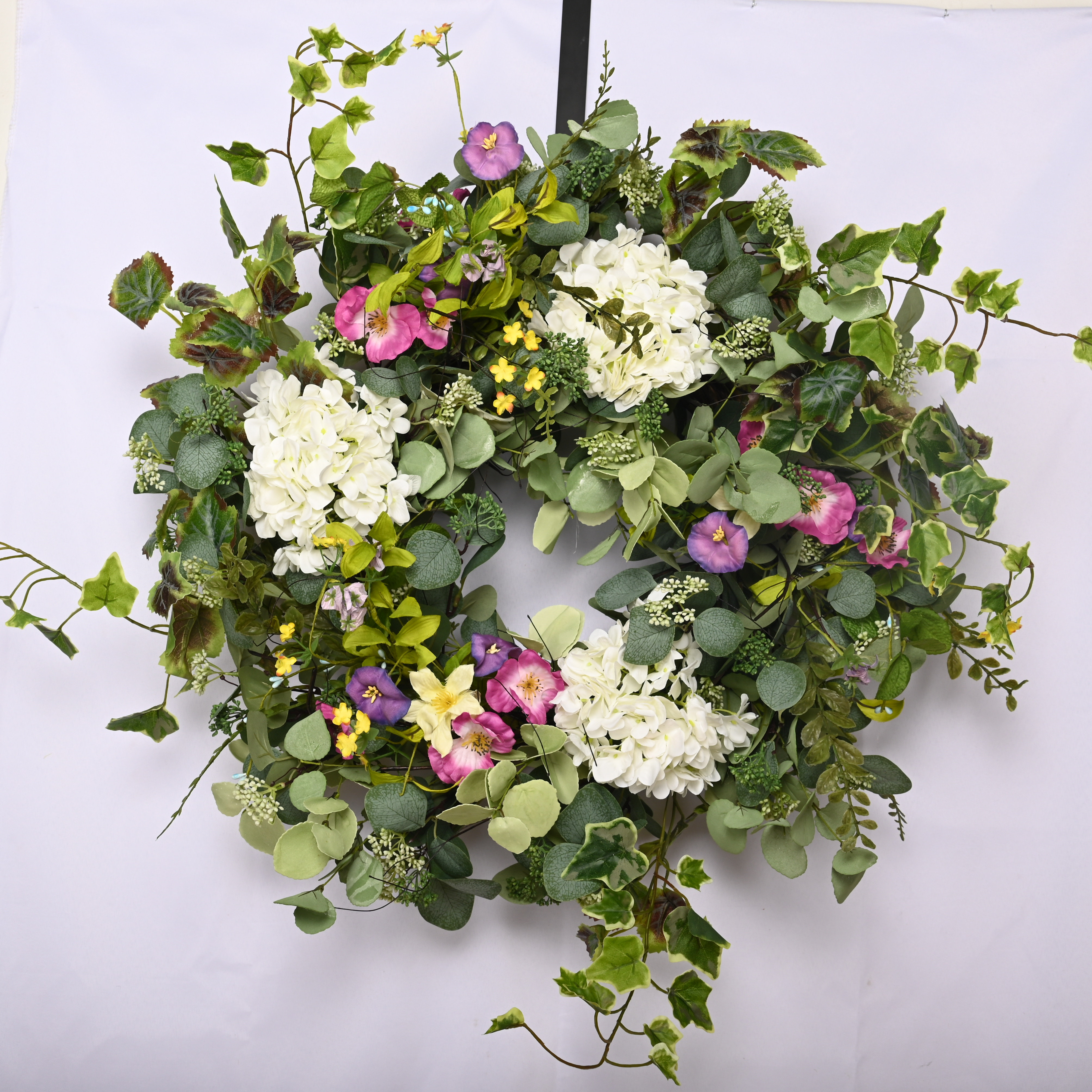 silk wreaths and swags