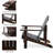 Brown Wooden Chair - Weather , Cup Holder Provided For Outdoor Comfort Zones In Deck, Garden, Backyard, Patio, Fire Pit Supplied Fabulous
