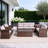 Veronica Wicker 6 - Person Patio Conversation Set with Cushions-33456323