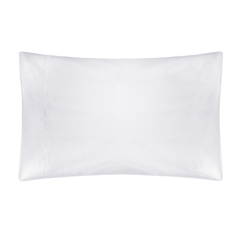 Plain Dye 400 TC Egyptian-Quality Cotton Sateen, White