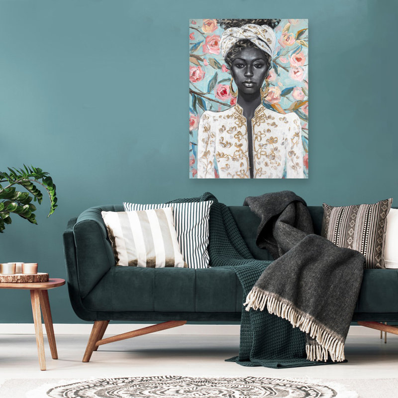 Black African Woman - No Frame Painting