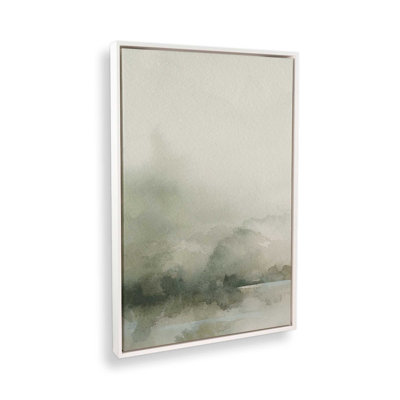 Muted Green Tranquility I Canvas Print