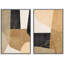«Modern Geometric Minimalist Abstract Shape», 2 pièces sur toile-99016214-99016215