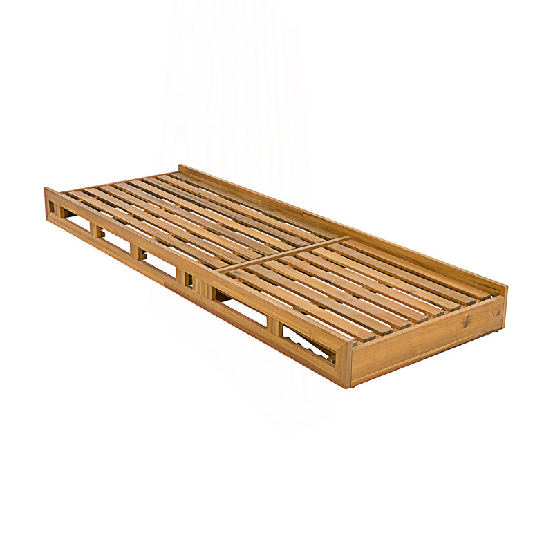 Méridienne réglable, chaise de patio non rembourrée