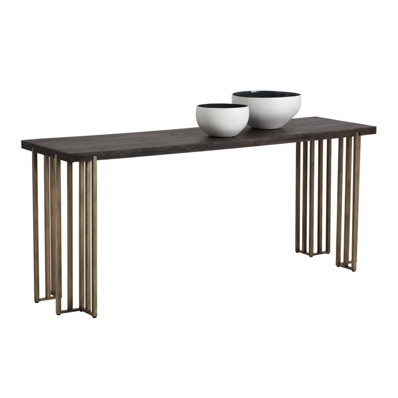 Alysa 71'' Console Table - Brown
