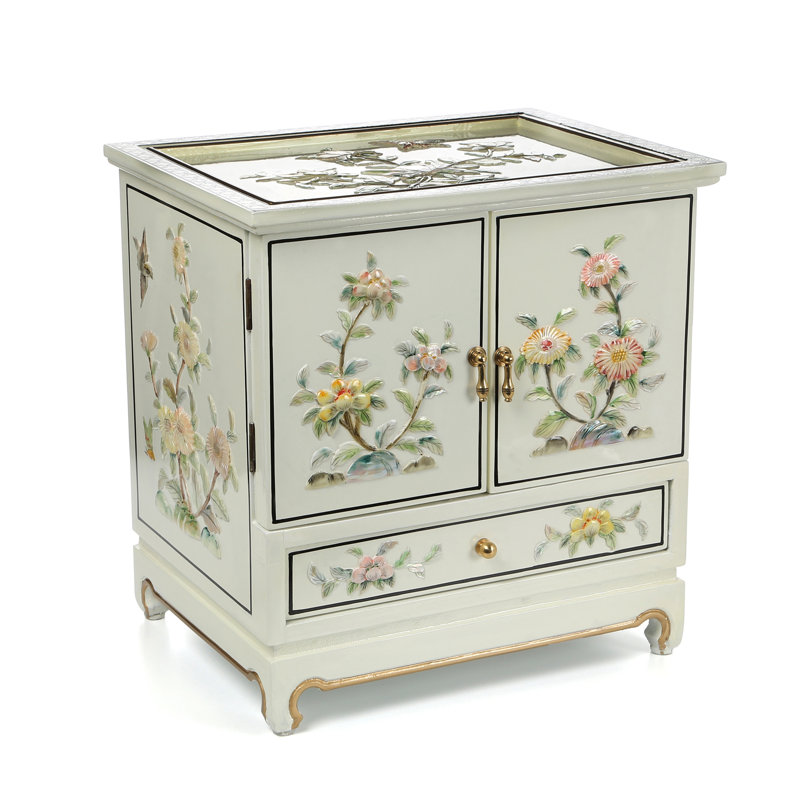 Lacquer White Empress Jewelry Box