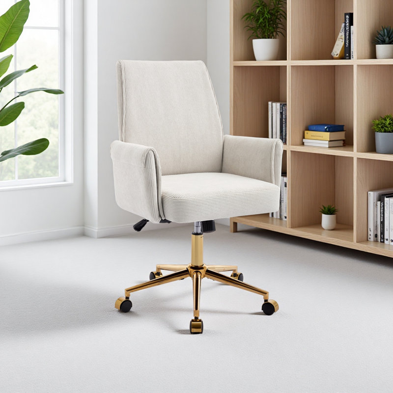 La chaise de bureau à dossier moyen, en tissu rayé et ergonomique, est un excellent choix pour travailler, étudier ou se détendre. La conception à dossier moyen offre une meilleure expérience d'assise