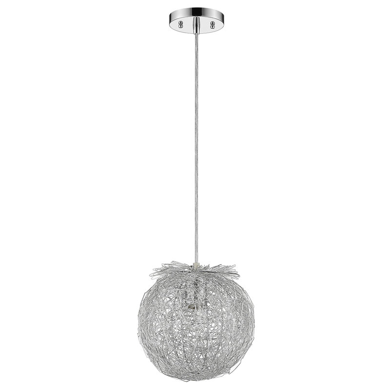 Luminaire suspendu en cristal 1 lumière Tol, H 156,75 po x l 12 po x P 12 po