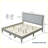 Solid Wood Platform Upholstered Headboard-229206893