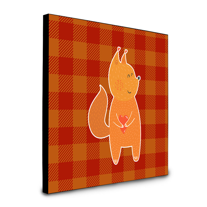 Panneau mural d’art fox Kelle