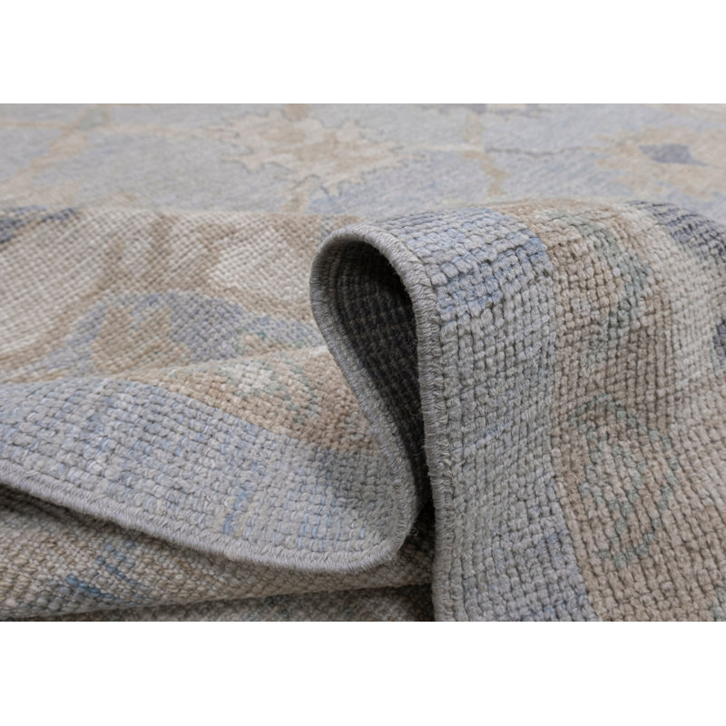 Tapis turc Oushak fait à la main 8 pi 5 po x 10 pi 2 po