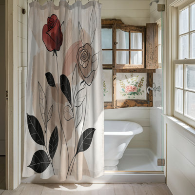 Rideau de douche standard 1 pièce