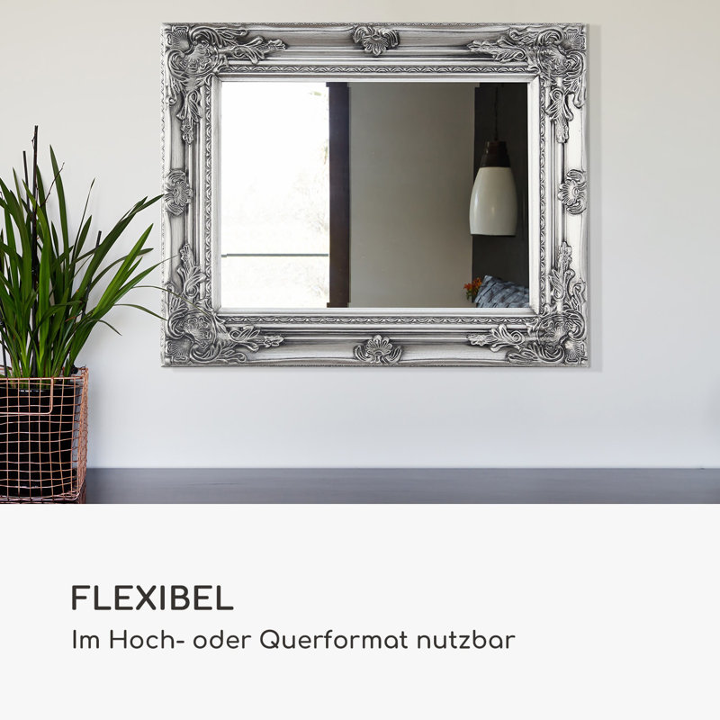 Solid Wood Rectangle Wall Mirror