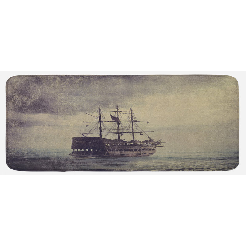 Tapis de cuisine nautique