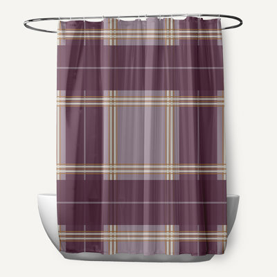 Rideau de douche simple Jaylee