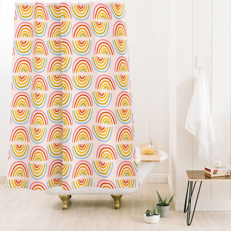 Geometric Shower Curtain