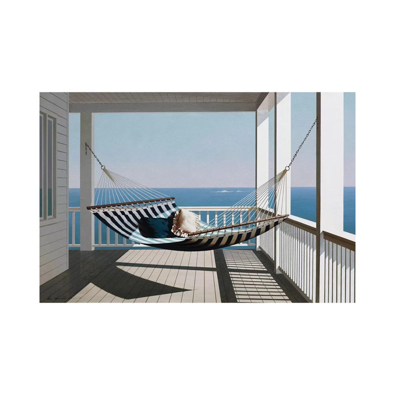 Hammock & Pillows by Zhen-Huan Lu - Wrapped Canvas Print, 101.6 cm H x 66.04 cm W x 3.175 cm D