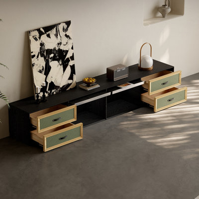 Medieval-style floor-standing storage TV cabinet