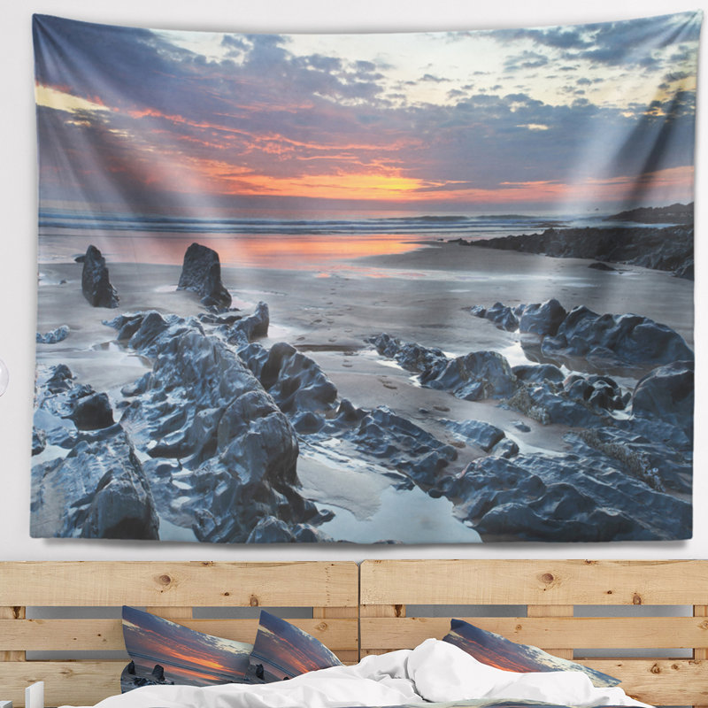 Tapisserie coucher de soleil Season Woolacombe North Devon, H 50 po x l 60 po