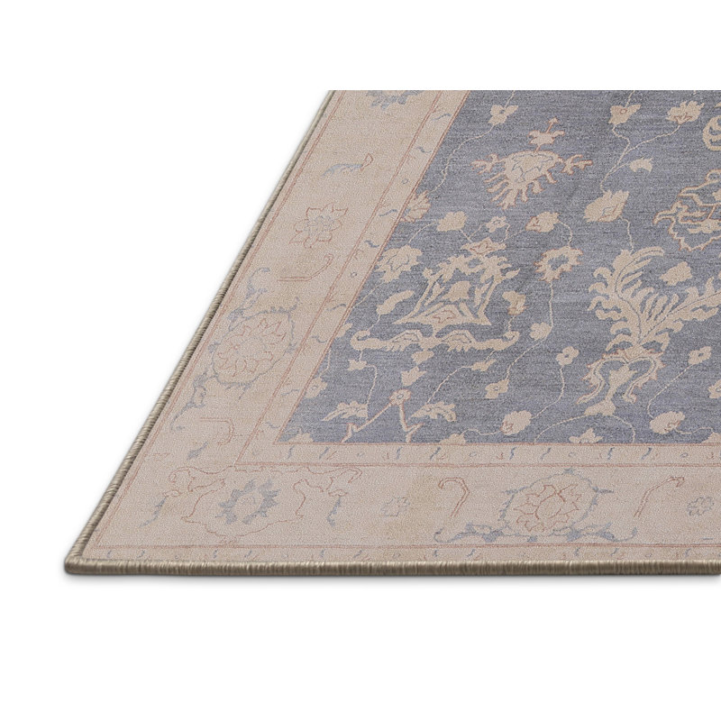 Tapis oriental brun / bleu Seller, Tapis de couloir 2 pi x 5 pi
