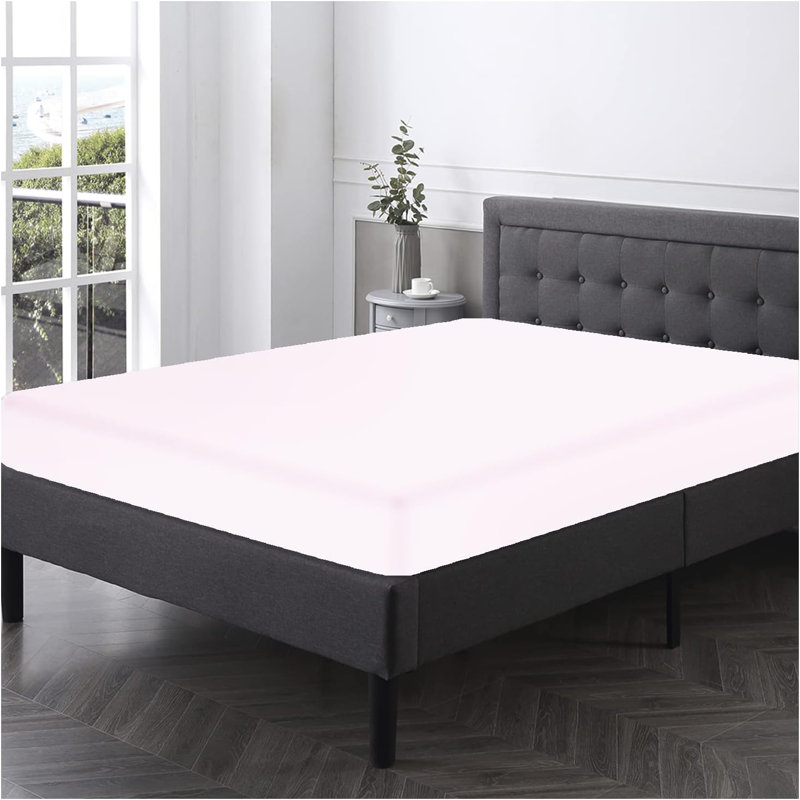 Diamond Fitted Sheet, California King, Cream