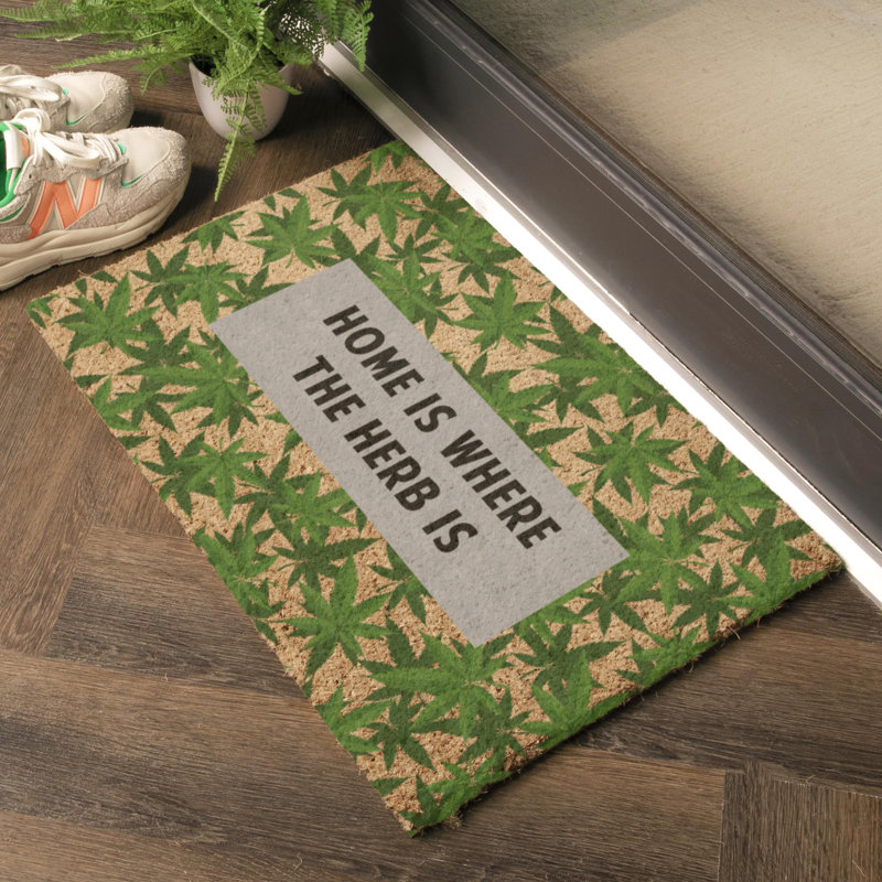Godofredo Non-Slip Outdoor Doormat, Rectangle 40 x 60 cm