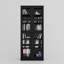 Armoire polyvalente moderne, noire, 31,5 po x 74,8 po x 14,6 po | 100% panneau de particules enduit de mélamine, épaisseur: 0,7 pouce | Tablettes réglables, solution de rangement murale et élégante pour la maison ou le bureau-546947277