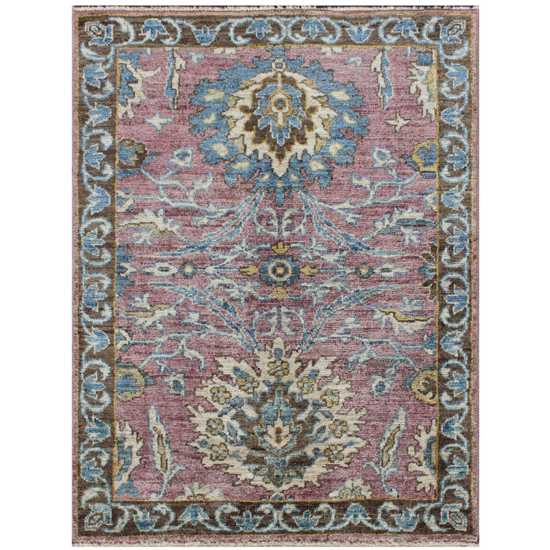 Aleyse Oriental Hand Woven 75cm X 100cm Area Rug