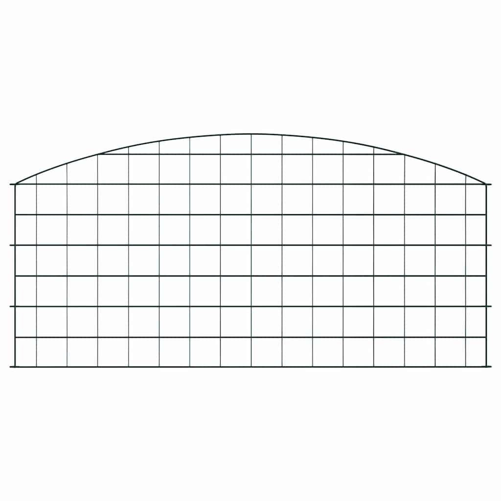 50cm H x 100cm W Steel Border Fencing Included